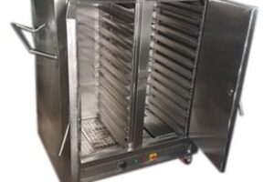  Double Door Food Trolley With Warmer