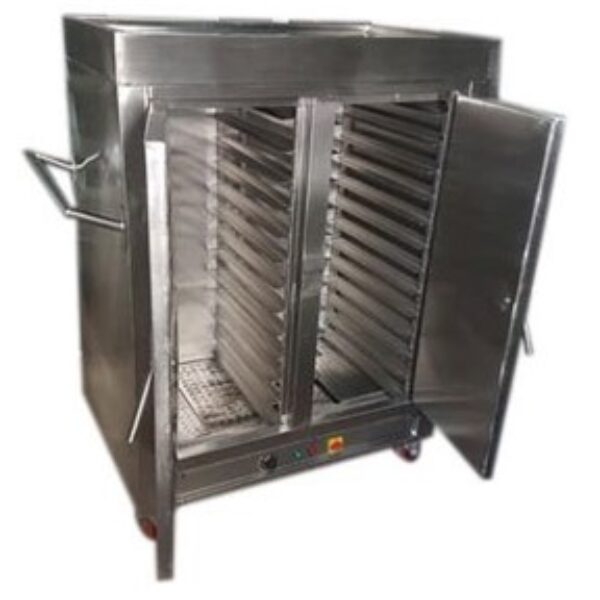  Double Door Food Trolley With Warmer